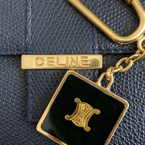 celine key chain|luxury key ring.